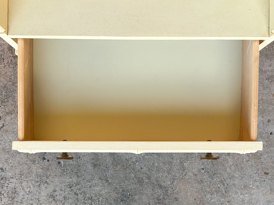 Pair of Palm Beach Chic Faux Bamboo Nightstands