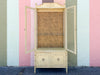 Faux Bamboo and Fretwork Cabinet