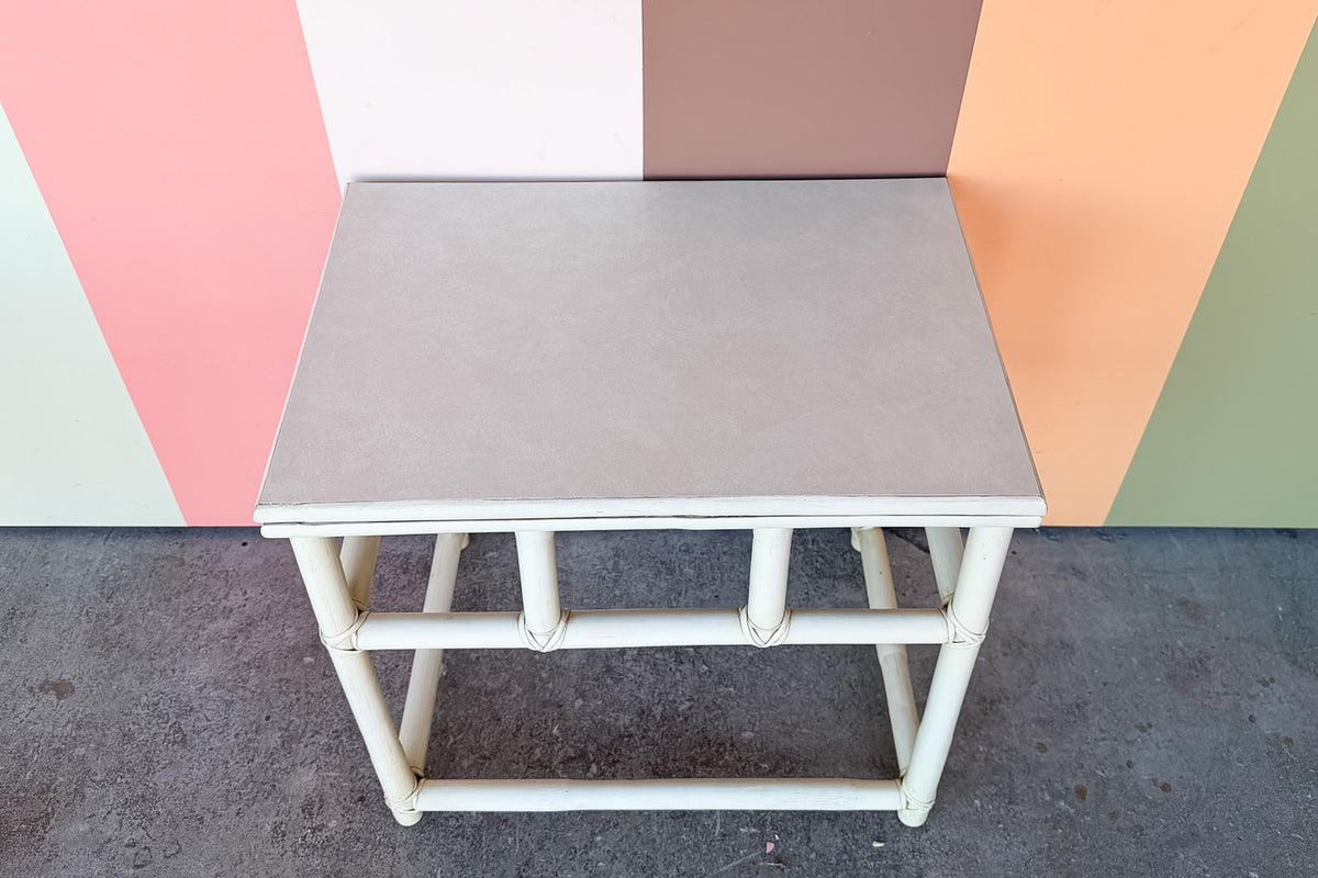 Pair of Rattan Side Tables