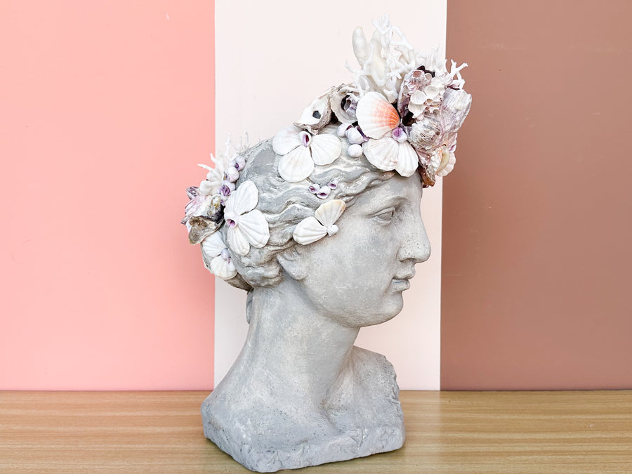 Large Shellegance Bust Cachepot