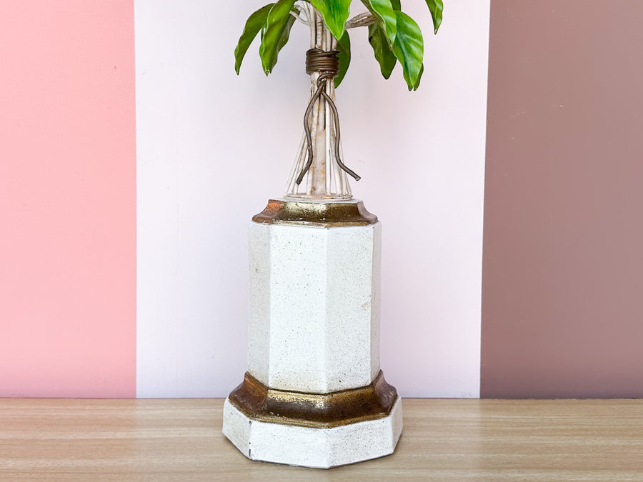 Granny Chic Tole Floral Lamp