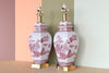 Pair of Spode Pagoda Ginger Jar Lamps