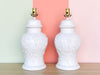 Pair of Pretty White Icing Lamps