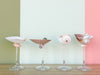 Set of Four Shell Chic Coupes