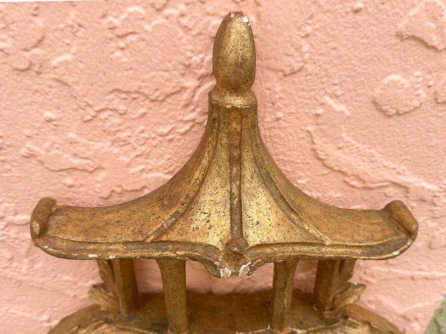 Italian Gilt Pagoda Mirror