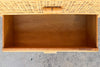 Island Style Rattan Wrapped Oversized Nightstand