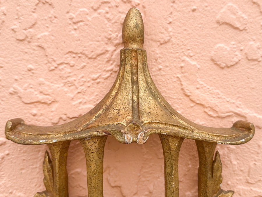 Italian Gilt Pagoda Mirror
