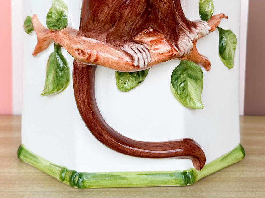 Gumps Italian Monkey Cachepot