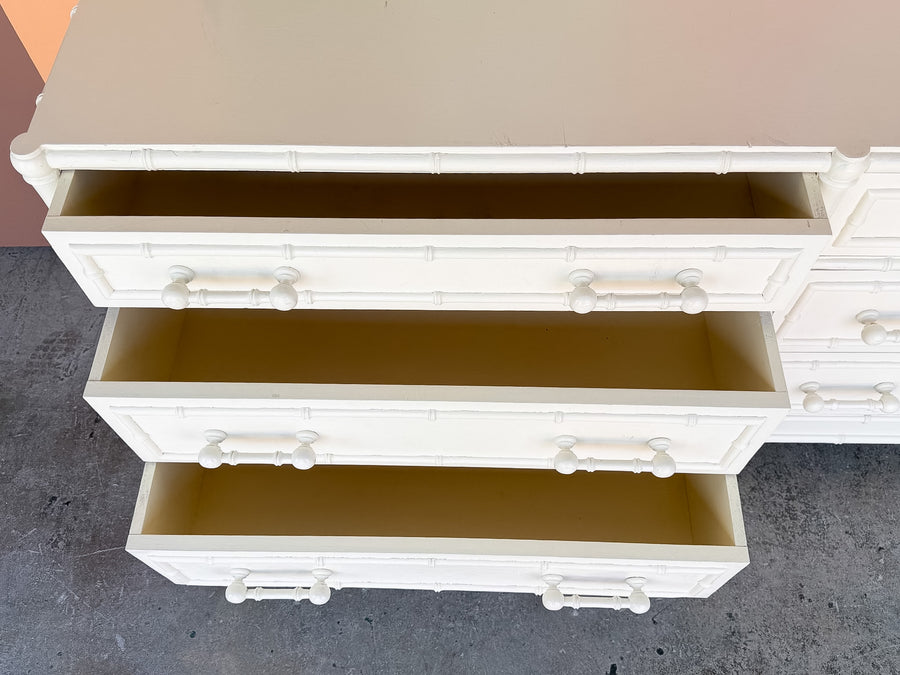 Palm Beach Style Faux Bamboo Dresser