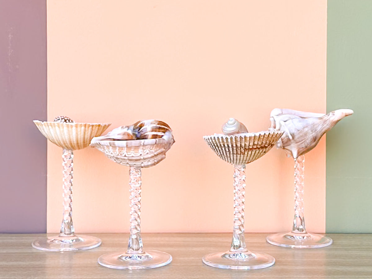 Set of Four Shell Coupes