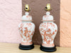 Pair of Petite Chinoiserie Chic Lamps