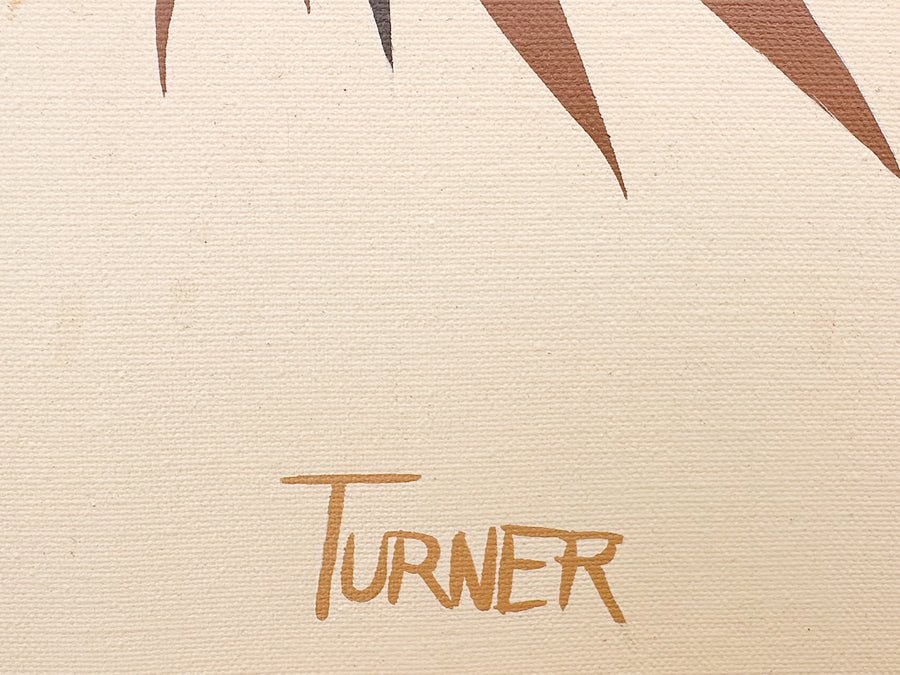 Flying Heron Original Art Signed Turner