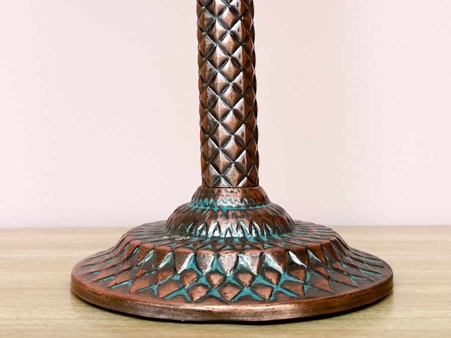 Trio of Palm Tree Candlesticks