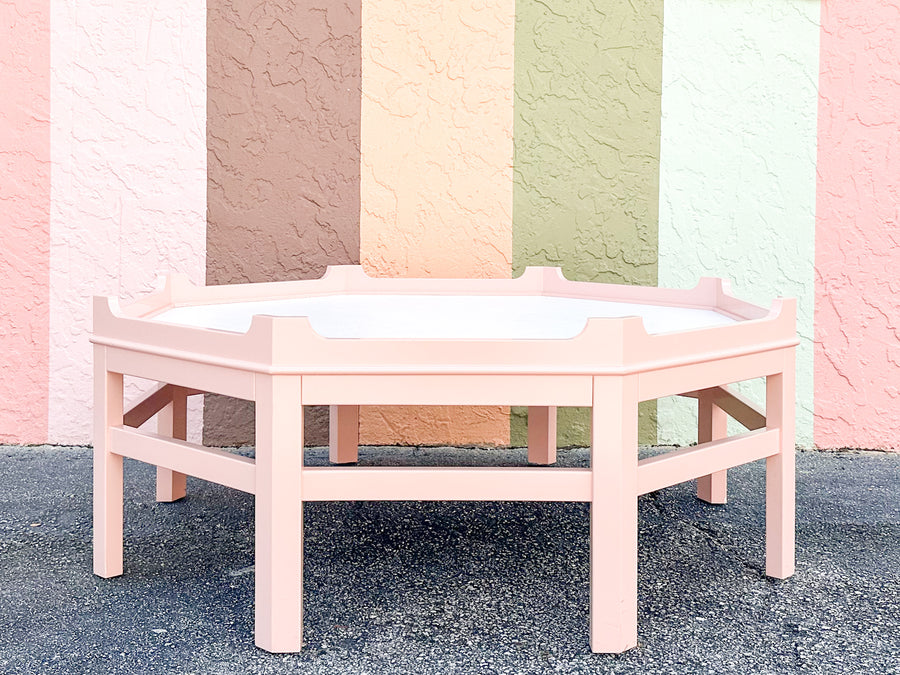 Custom Pretty in Pink Coffee Table