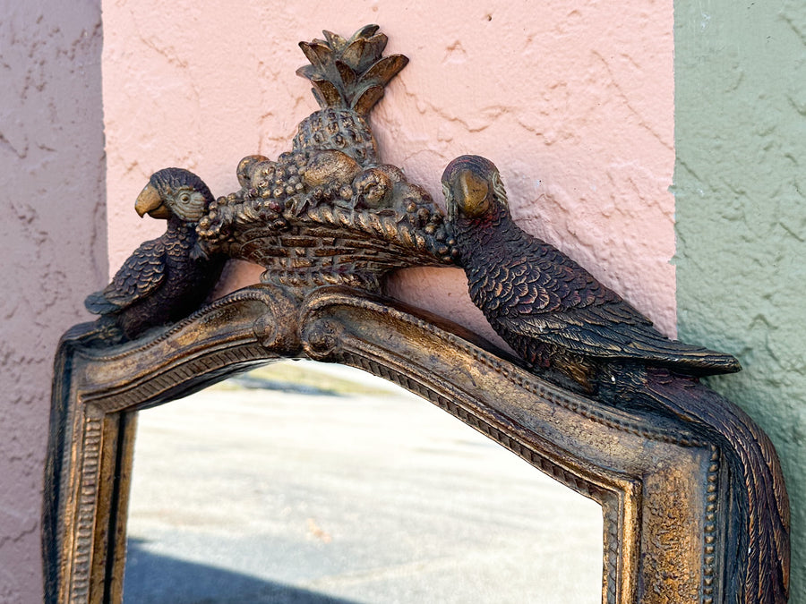 Parrot and Pineapple Mirror