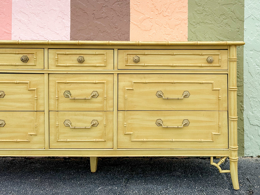Thomasville Faux Bamboo Dresser