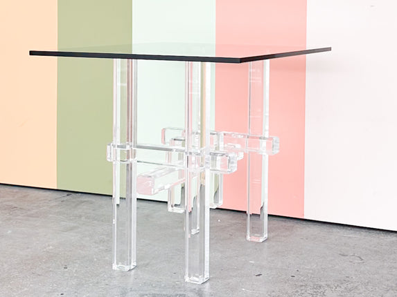 Fab MCM Lucite Side Table