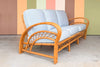 Old Florida Rattan Sofa