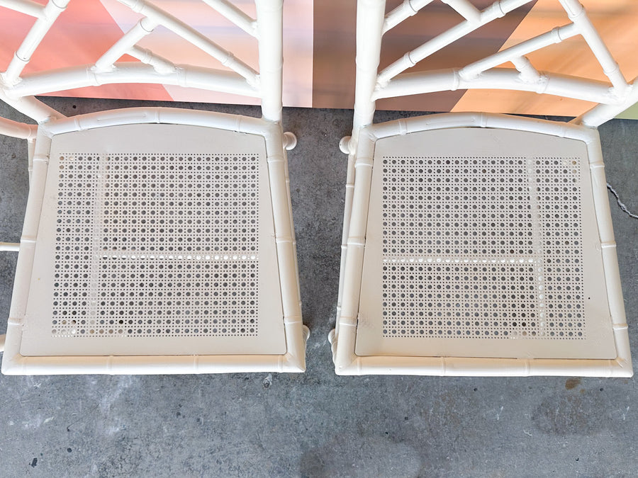 Meadowcraft Faux Bamboo Outdoor Dining Set