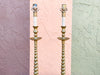 Pair of Frederick Cooper Twisted Brass Lamps