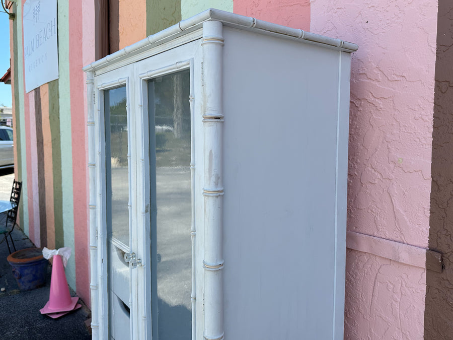 Thomasville Faux Bamboo Armoire