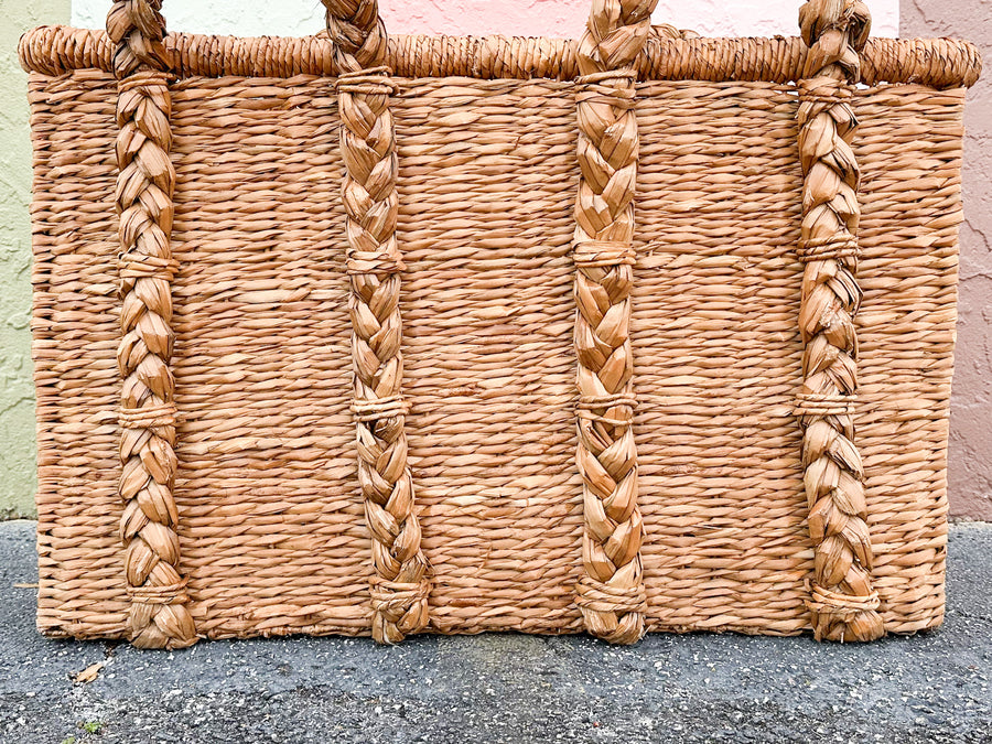 Huge Modern Braided Basket