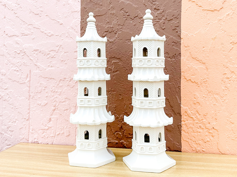 Pair of Fab Italian Pagodas