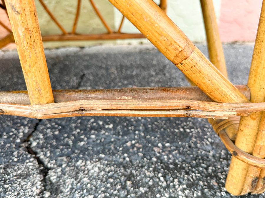 1940s Heywood Wakefield Rattan Sofa