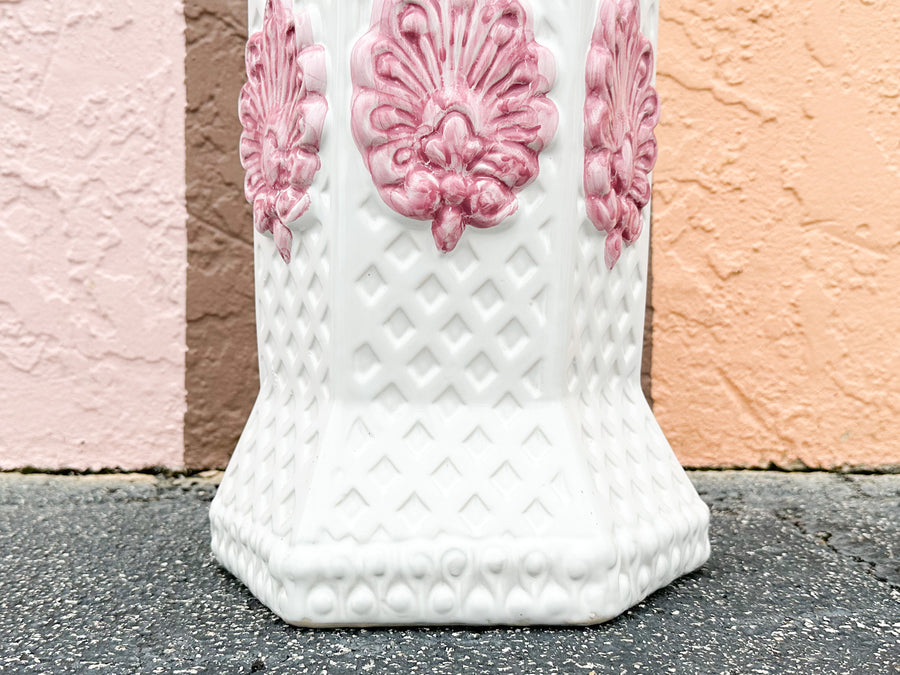 Lattice Love Ceramic Umbrella Stand
