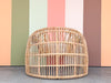 Coastal Style Rattan Spider Lounge Chair
