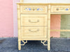 Hand Painted Thomasville Faux Bamboo Desk and Hutch