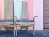 Set of Six McGuire Coastal Chic Rattan Dining Chairs