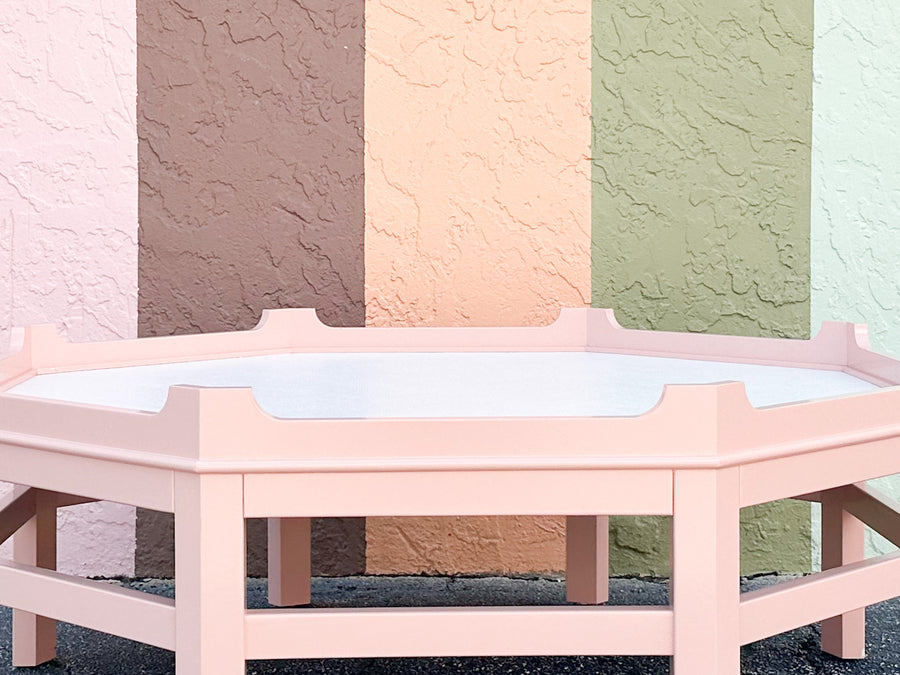 Custom Pretty in Pink Coffee Table