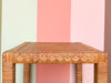 Rattan Wrapped Side Table