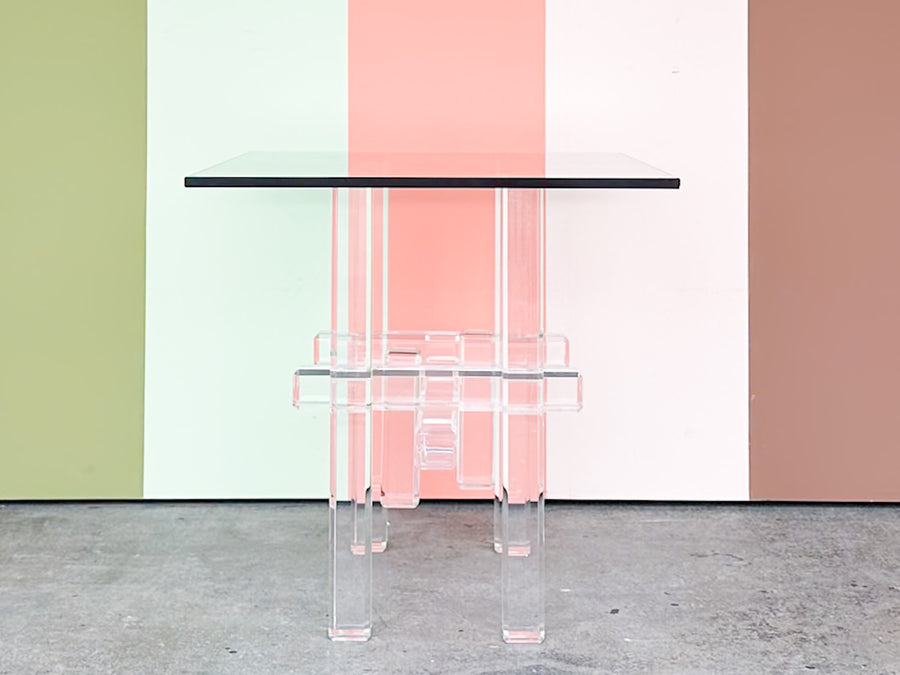 Fab MCM Lucite Side Table