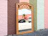 Rattan Lattice Mirror