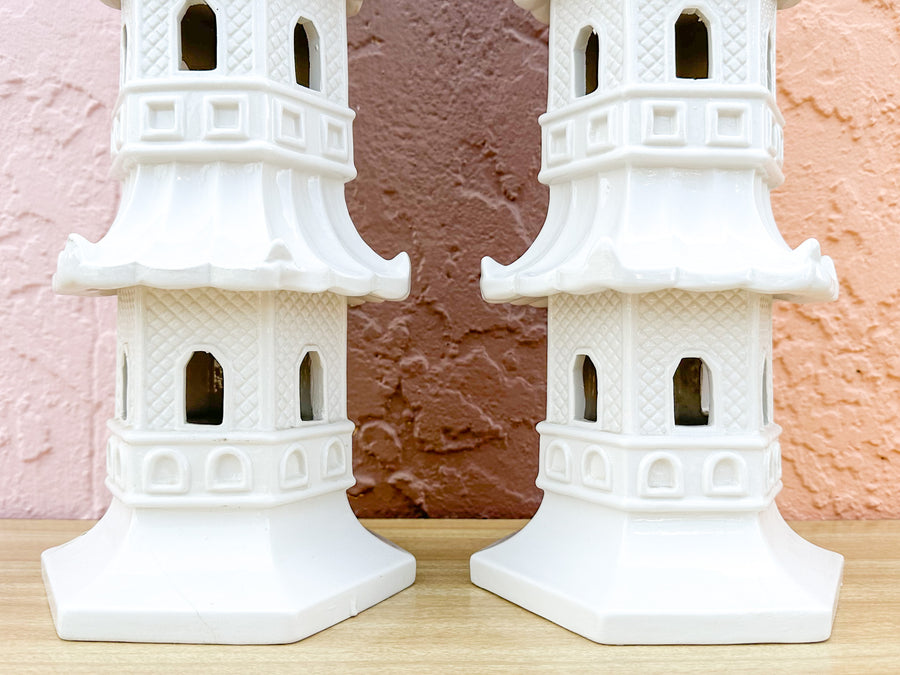Pair of Fab Italian Pagodas