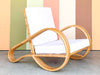 Old Florida Style Rattan Lounge Chair
