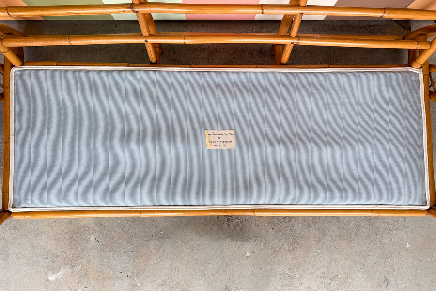 Old Florida Rattan Sofa