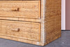 Island Style Rattan Wrapped Oversized Nightstand