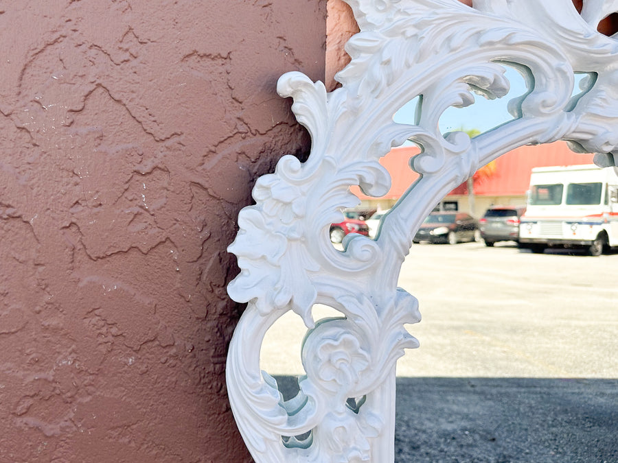 Newly Painted Rococo Style Mirror