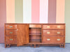 Handsome Tortoiseshell Rattan Dresser