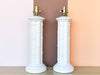 Pair of Newly Painted Faux Bamboo Lamps