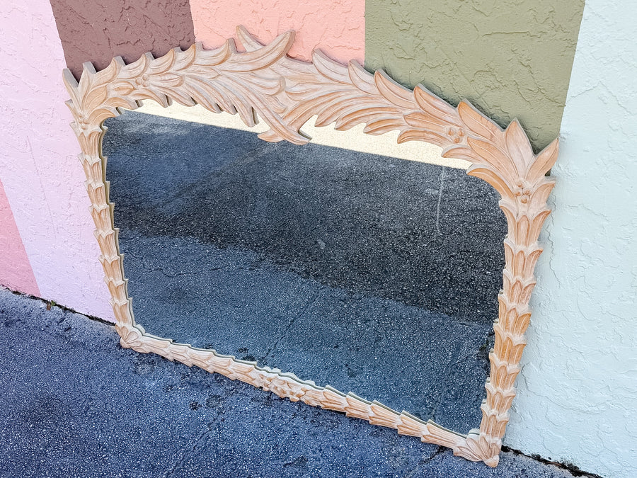 Large Roche Style Leaf and Berry Mirror