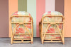 Pair of Old Florida Rattan Lounge Chairs