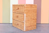 Island Style Rattan Wrapped Oversized Nightstand