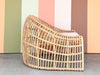 Coastal Style Rattan Spider Lounge Chair