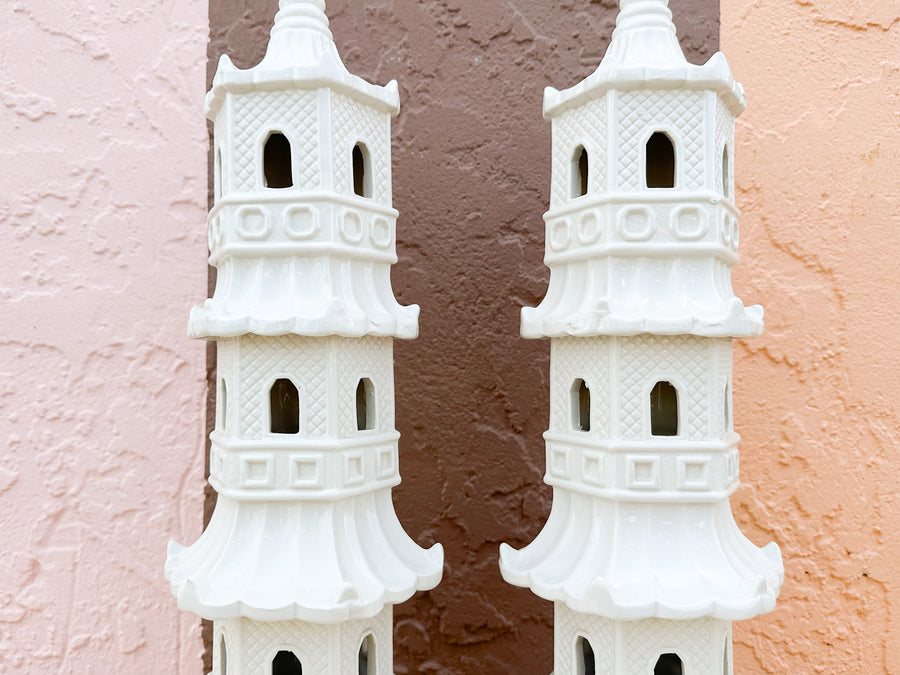 Pair of Fab Italian Pagodas
