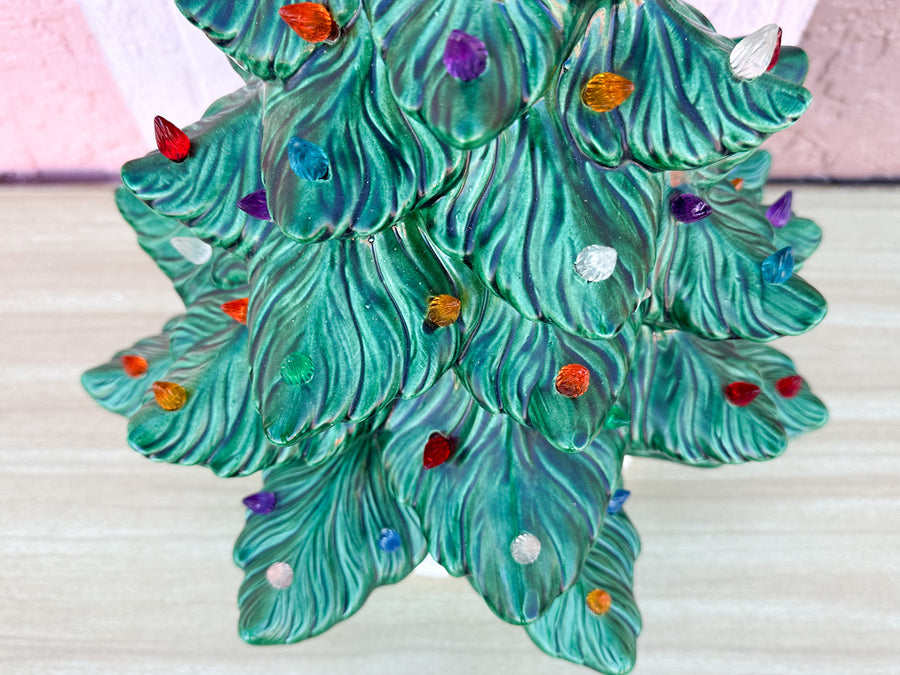 Medium Green Ceramic Christmas Tree