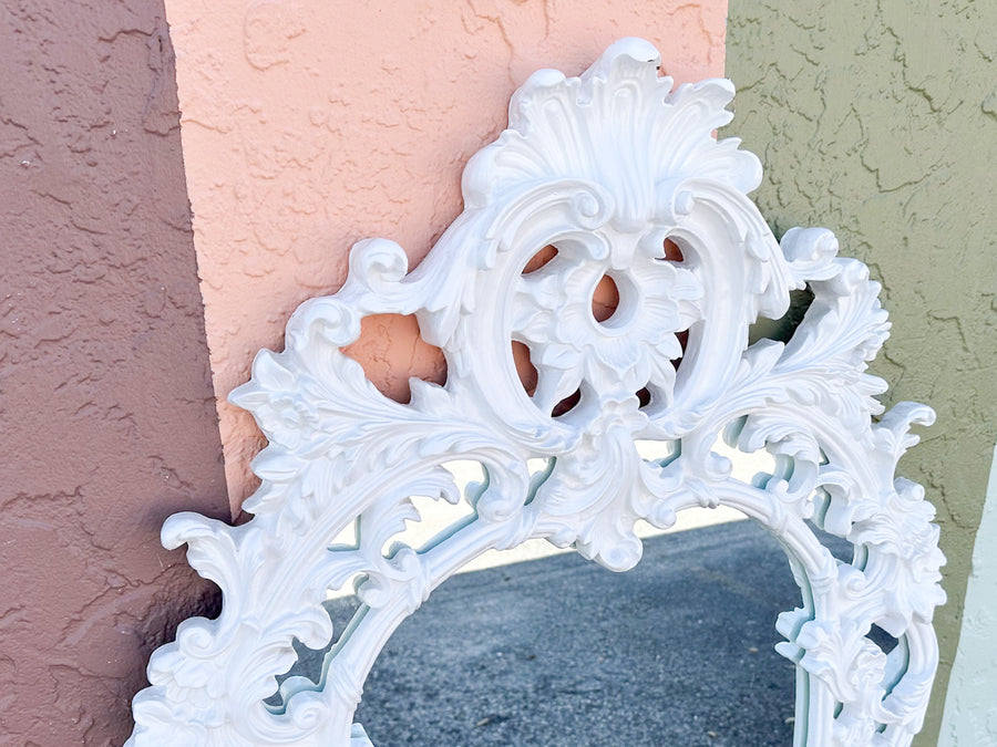 Newly Painted Rococo Style Mirror